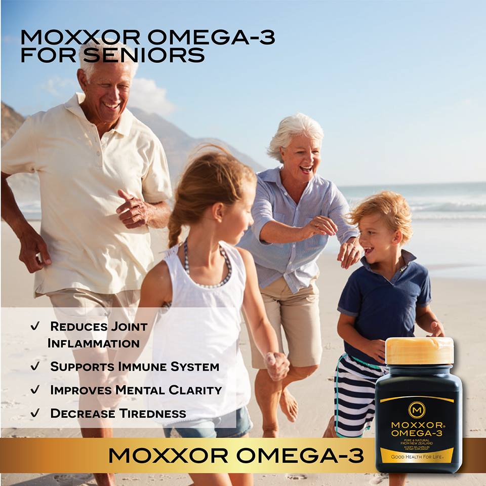 MOXXOR® OMEGA-3 is Helping Seniors Stay Healthy and Active!