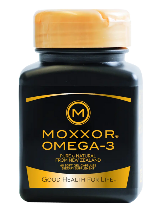 MOXXOR green lipped mussel oil omega-3 supplement from New Zealand