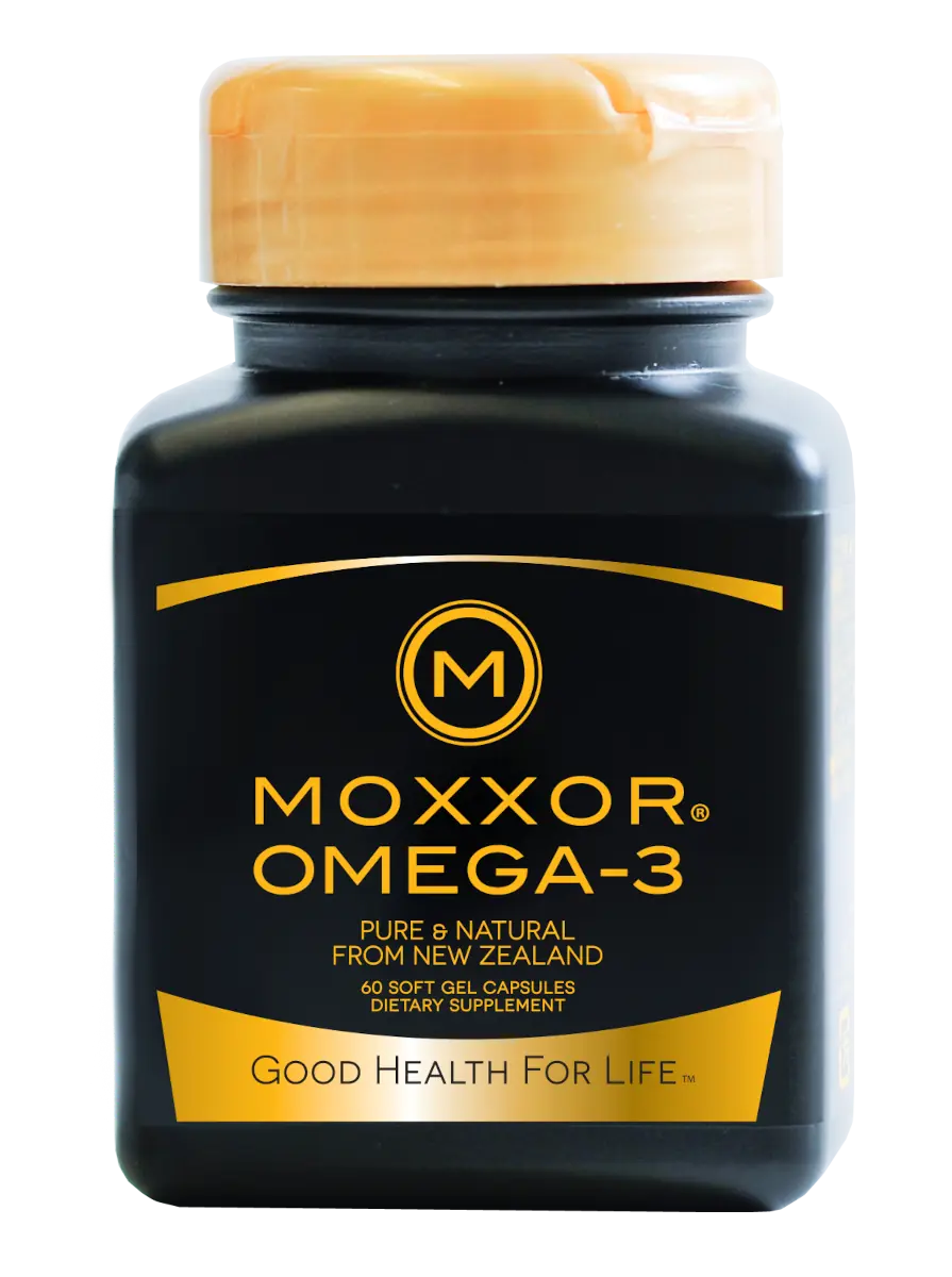 MOXXOR green lipped mussel oil omega-3 supplement from New Zealand